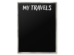 Magnetic Board For Wall My Travels For The Bedroom Espelharte (60x80 Cm)