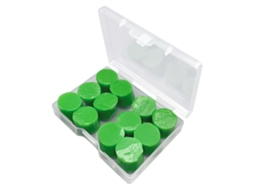 Conchas Ouvido Argila Macia Redução Ruído 12pcs Verde