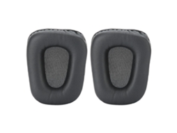 Almofadas Lurelia para fones de ouvido Razer Electra, pretas, com couro proteico e espuma viscoelástica.