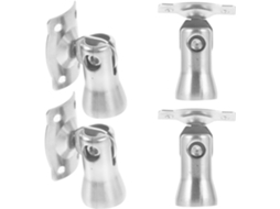 Conjunto De 4 Suportes De Corrimão Em Aço Inoxidável Para Escadas, Peças Espessas.