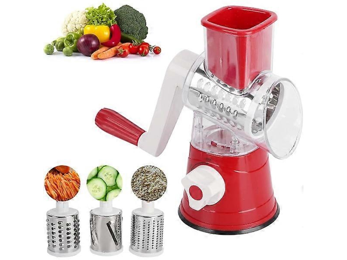 Cortador De Legumes Com Manivela, Para Frutas, Legumes E Mais, Acessórios De Cozinha Doméstica, Ralador Multifuncional, Presentes Baratos