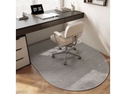 Tapete Protetor Para Cadeiras, Tapete Antiderrapante E Resistente Ao Desgaste (cinza - 120 X 140 Cm) Cuich