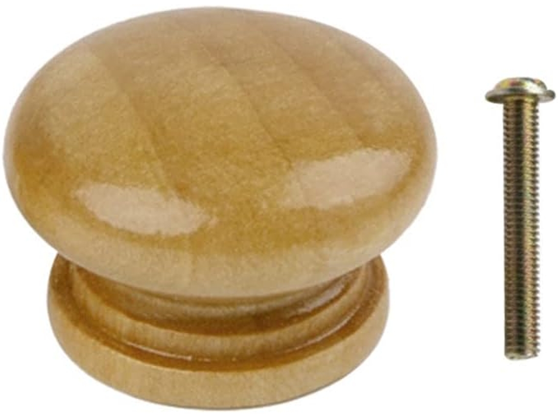 Puxadores De Gaveta De Madeira Natural Para Portas De 24/27/32 Mm E 32 Mm, 50 Unidades.