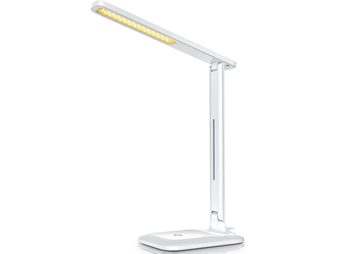 Luminária De Mesa Dobrável E Regulável, Com Função De Memória, Controle De Toque Sensível Para Leitura, Trabalho E Aprendizado, Porta De Carregamento