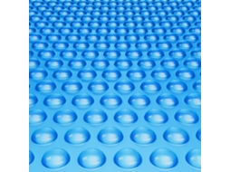 Cobertura Solar Para Piscina 10,97x5,49m Em Pe Azul, Térmica, Resistente Ao Sol, Reduz Evaporação E Custos Tekmaquinas