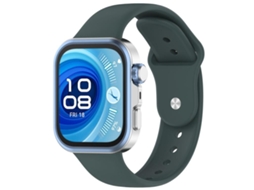 Bracelete para Huawei Watch Fit 4 Pro 4 3 XIAOMOYU nylon trançado com fecho de velcro preto escuro