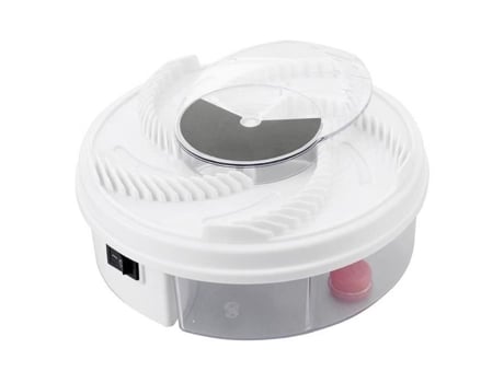 Joli Armadilha Para Moscas, Capturador Automático De Moscas Usb Armadilha Elétrica De Insetos Destacável Redonda Dispositivo De Captura Branco Romote
