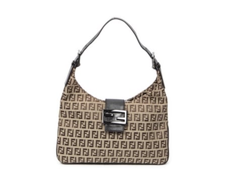 Saco De Ombro De Mulher Fendi Hobo Bege (tamanho Único)