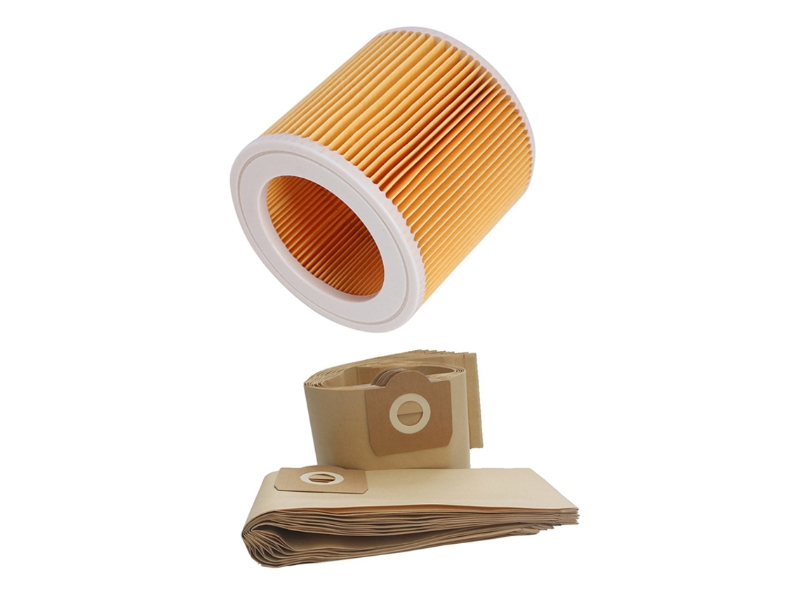 Acessório para Aspiradores KARCHER Filtro hepa ar 4 1000 a2200 sacos 12 wd3