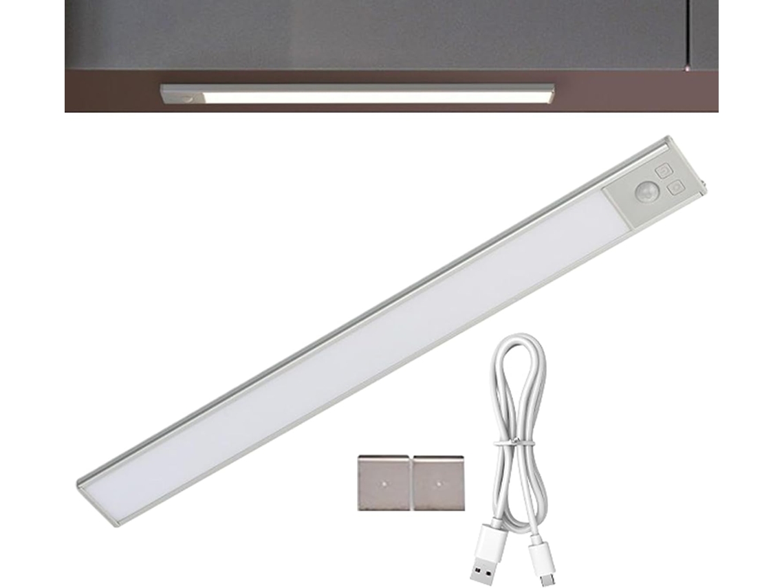 Iluminação Para Armários Com Sensor De Movimento | Fita De Led Para Instalação Sob Armários Com 3 Co Gokoco