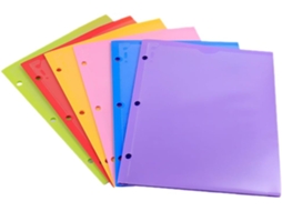 Homoyoyo Conjunto De 6-pastas Organizadoras Arquivos Escritório, Com Bolsos E Formato De Encadernação