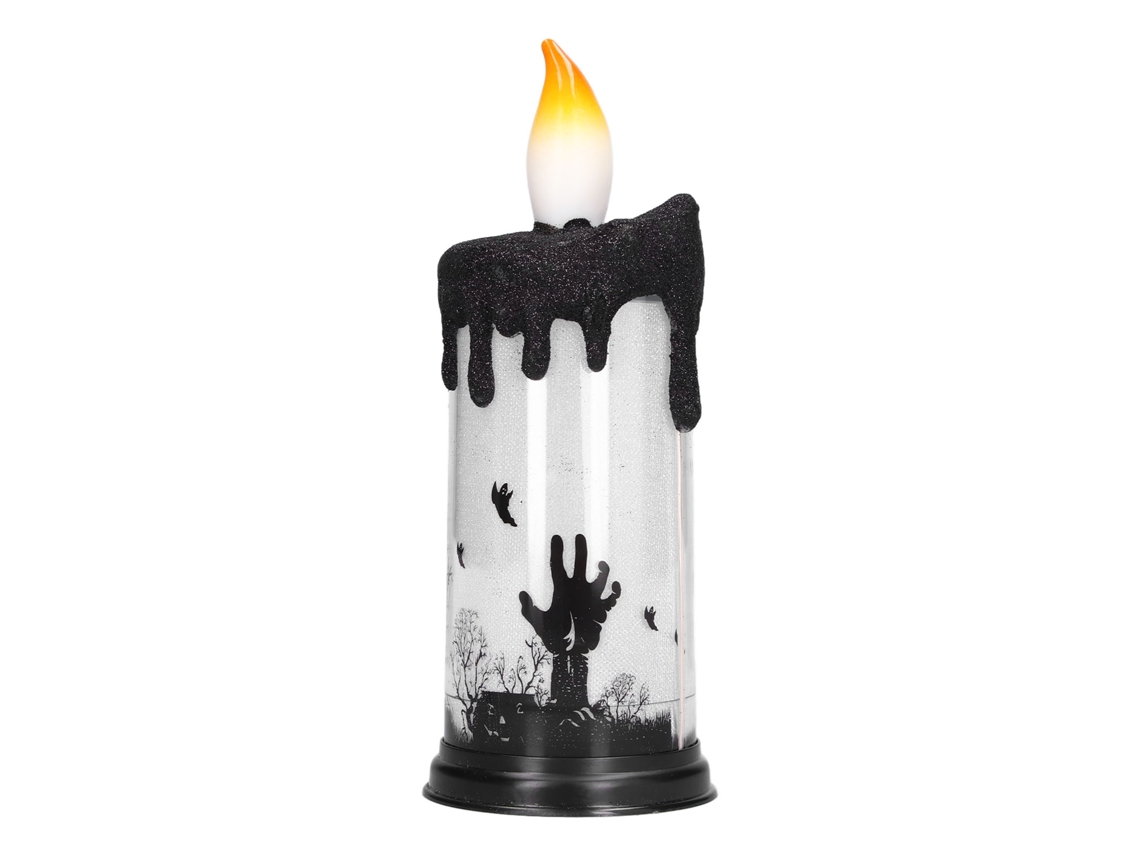 2026 vela Led de Globo de Nieve Con Mano Fantasma para Halloween Decoración de Fiesta Lámpara Sin Llama Parpadeante
