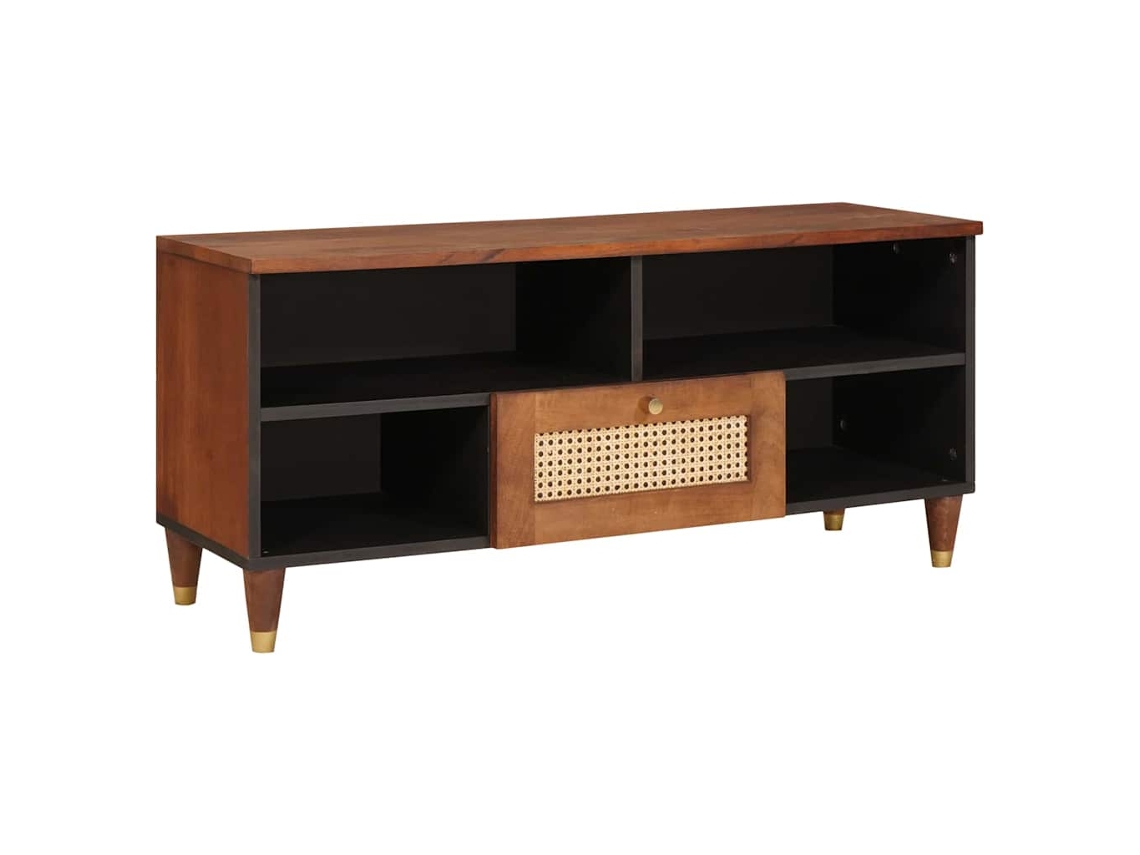 Vidaxl Gabinete Para Tv Castanho 100 X 33,5 X 46 Cm