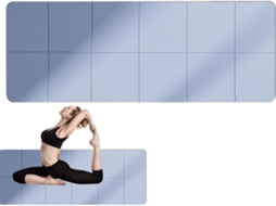 Tapete de Exercícios Dobrável, Leve, para Viagem, Ioga, Pilates | S/MARCA