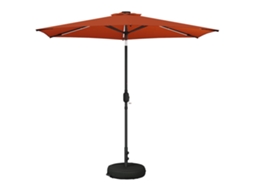 Vidaxl Guarda-sol De Jardim Com Luzes Led 270 X 270 Cm Poliéster