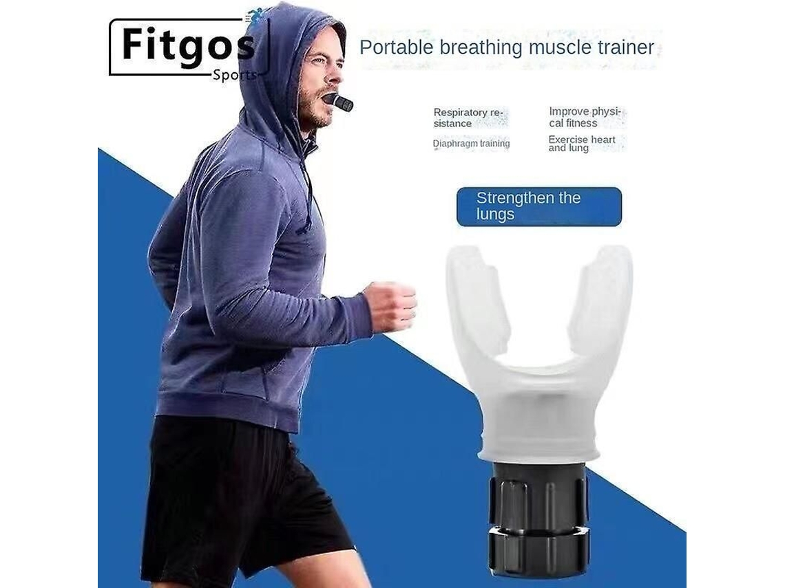 Fitness Trainer Capacidade Pulmonar Portátil Treinador de Respiração Abdominal Resistência Ajustável GOKOCO