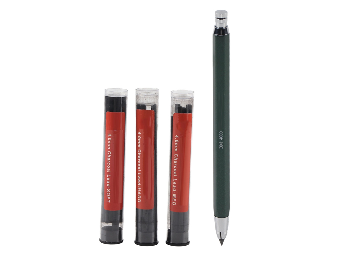 Lápis de Carbono de 4, 0 Mm para Desenho Artístico BRILVIBERA