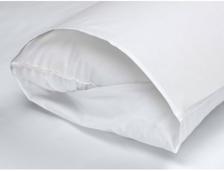 Funda De Almohada Con Solapa Polialgodón 50/50 Blanco Almohada 90 Cm