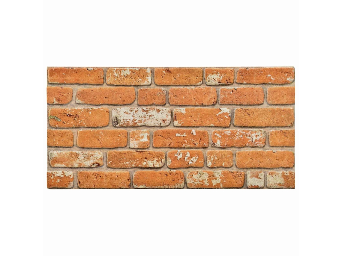 Vidaxl Painéis De Parede 10 Pcs Tijolo 100 X 50 Cm Espuma Eps