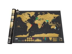 Scratch Map Versão Deluxe - Mapa Scratchable