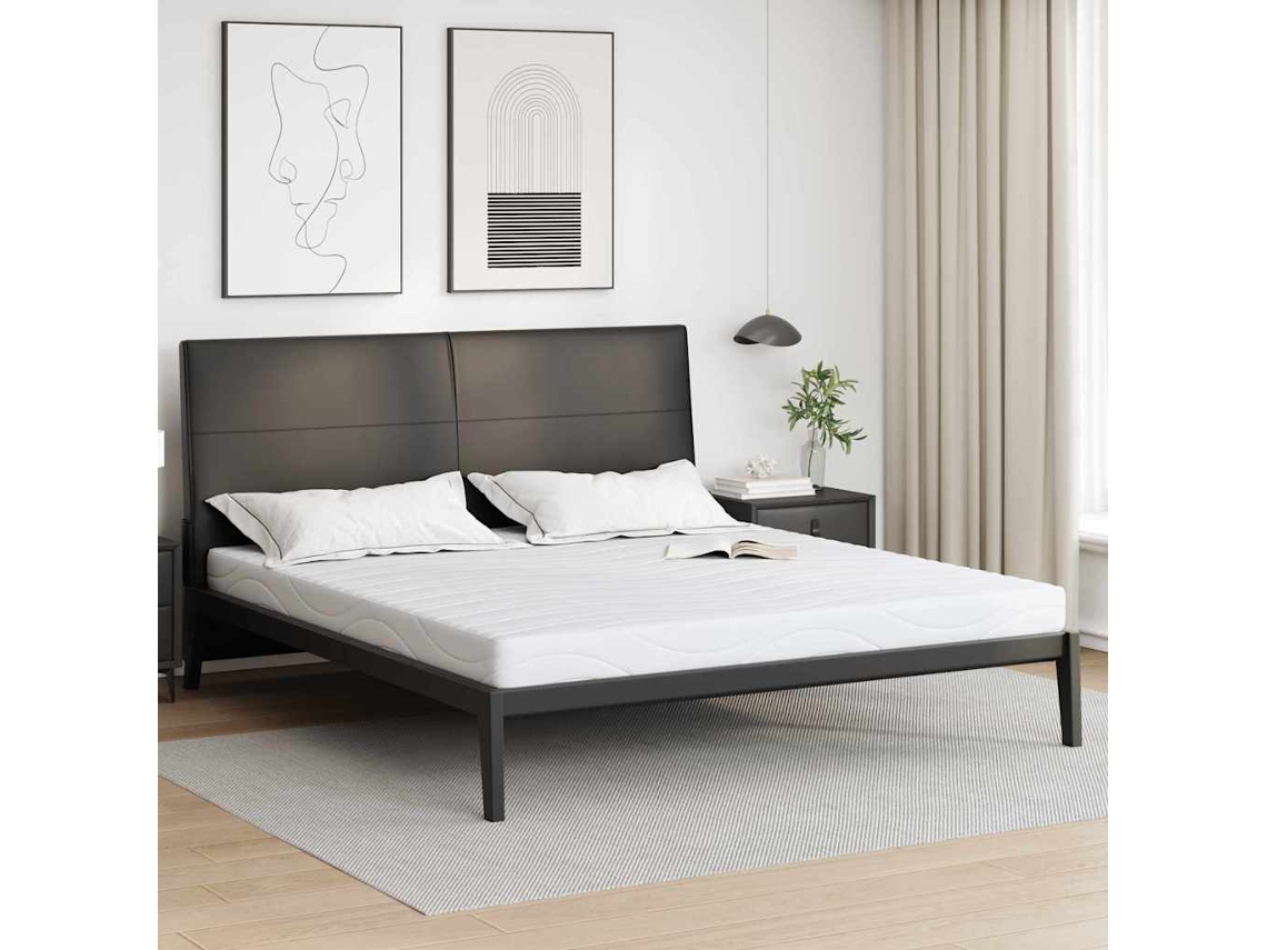 Vidaxl Colchão Médio 180 X 200 Cm Branco