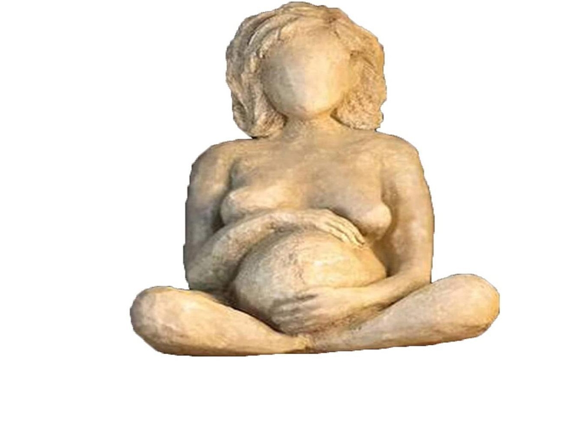 Escultura De Mulher Grávida Laxiscreed Para Decoração De Nascimento E Ambiente Infantil