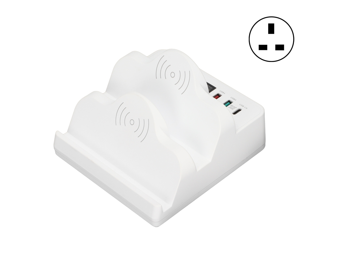 Estação de Carregamento Usb LAXISCREED 6 Portas com Lcd