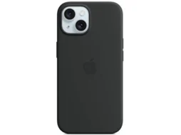 Capa APPLE iPhone15 Silicone Case MagSafe (Preto)