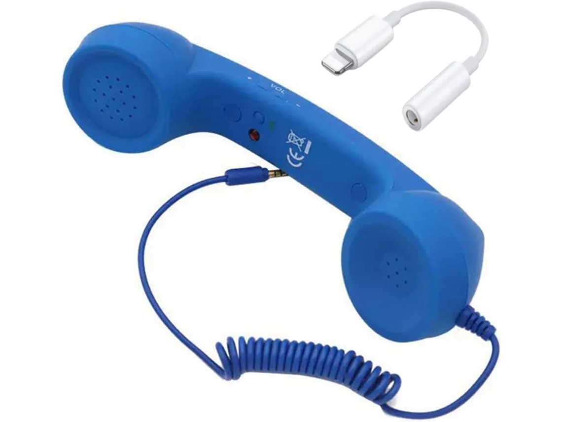 Fone De Ouvido Retrô Para Celular, Receptor De Telefone, Lightning -d
