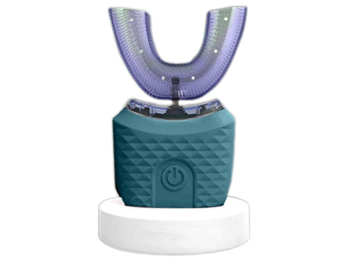 Escova de Dentes Elétrica Ultrassônica, Automática em Formato U, Limpeza Completa 360° para Cl Areamento Dental. GOKOCO