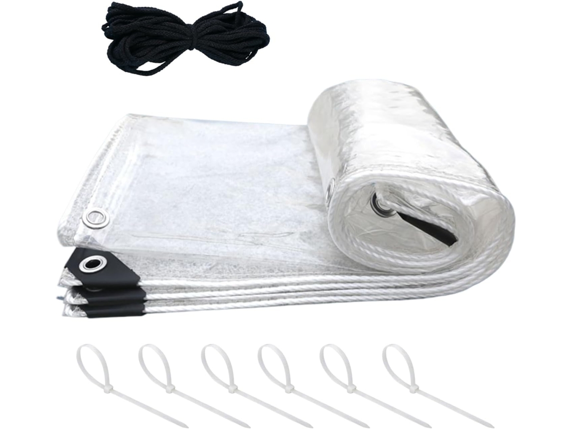 Tarp For Chicken Coop Clear Enclosure Wrap With Cords