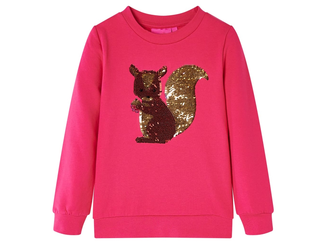 Sweatshirt Para Criança Rosa-choque 92