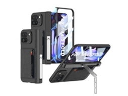 Capa De Celular Com Compartimento Para Cartão E Dobradiça Integrada Gkk Com Suporte