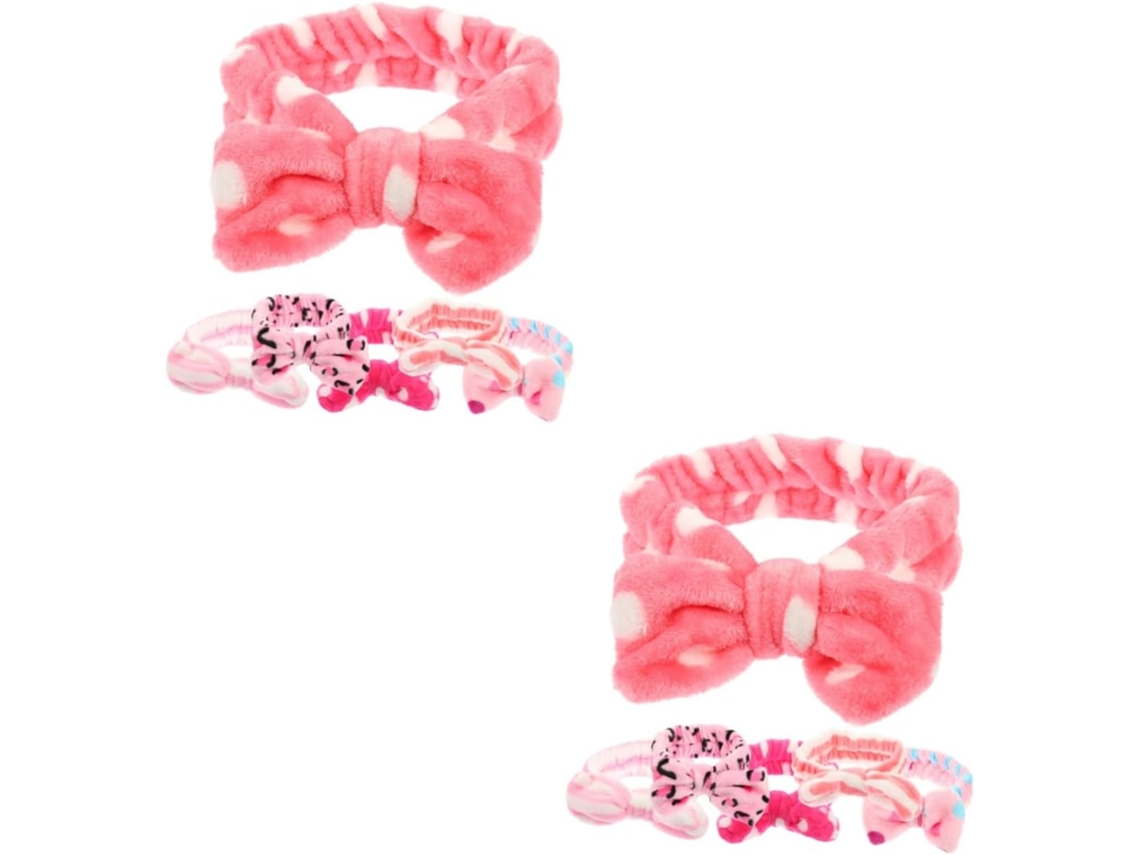 Conjunto De 12 Faixas De Cabelo Para Lavar O Rosto, Acessórios De Spa, Maquiagem Com Laço.