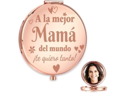Cadeau Para Mulheres - Espelho Para Mãe - Dia Das Mães - Presente Para Mulher - Espelho Compacto E Leve