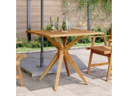 Vidaxl Mesa De Jardim Quadrada 85x85x75 Cm Madeira De Acácia Maciça