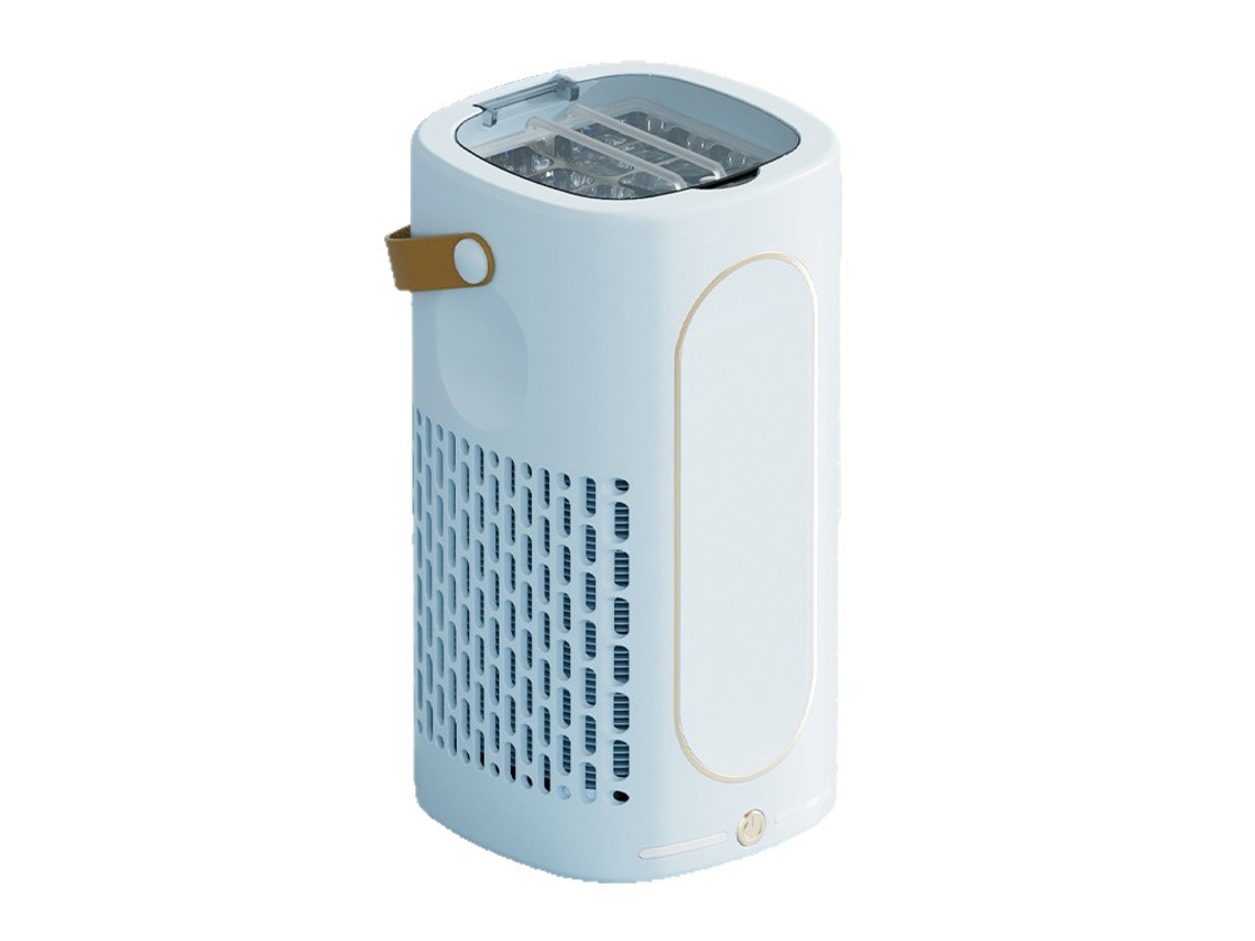 Máquina De Gelo Portátil Mini Szsmart Pd02 12v/220v, Fabricante De Gelo Em Cubos (10 Un) Em 15-20 Min, 120w. Ideal Para Carro, Camping, Casa - Azul