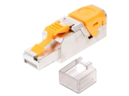Conector De Cabeça De Vidro Sem Crimpagem Para Cabo Ethernet, Ideal Para Conexões Domésticas Ou De Escritório. Conector De Cabeça De Vi Gokoco