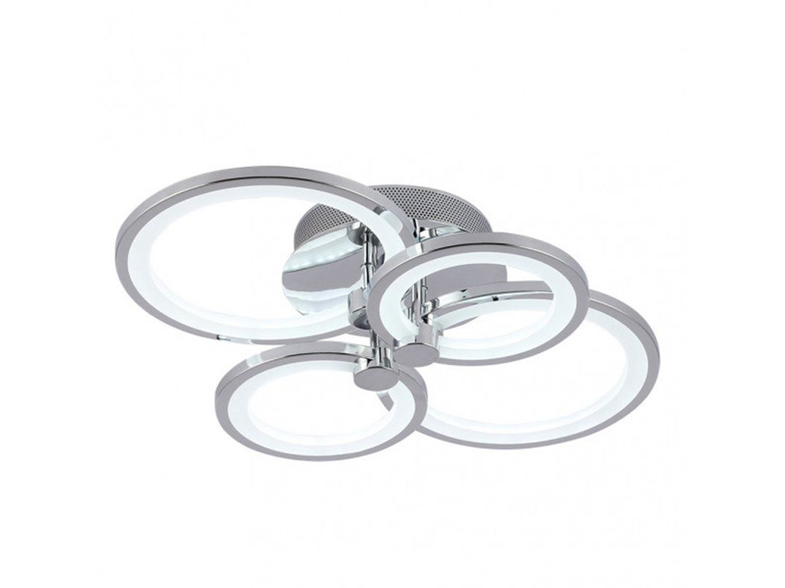 Candeeiro de Teto Sydney 96W Cromo 3000-4000-6500K 7200Lm Ajustável FABRILAMP