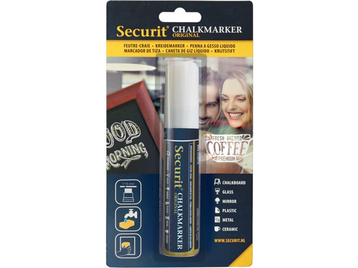 Marcador de Giz SECURIT 7-15 mm Branco