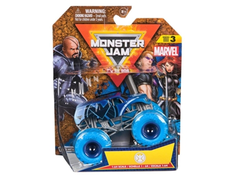 Vehículo Monster Jam Marvel S.h.i.e.l.d Escala 164 6069960 Shieldaz P25spin Master