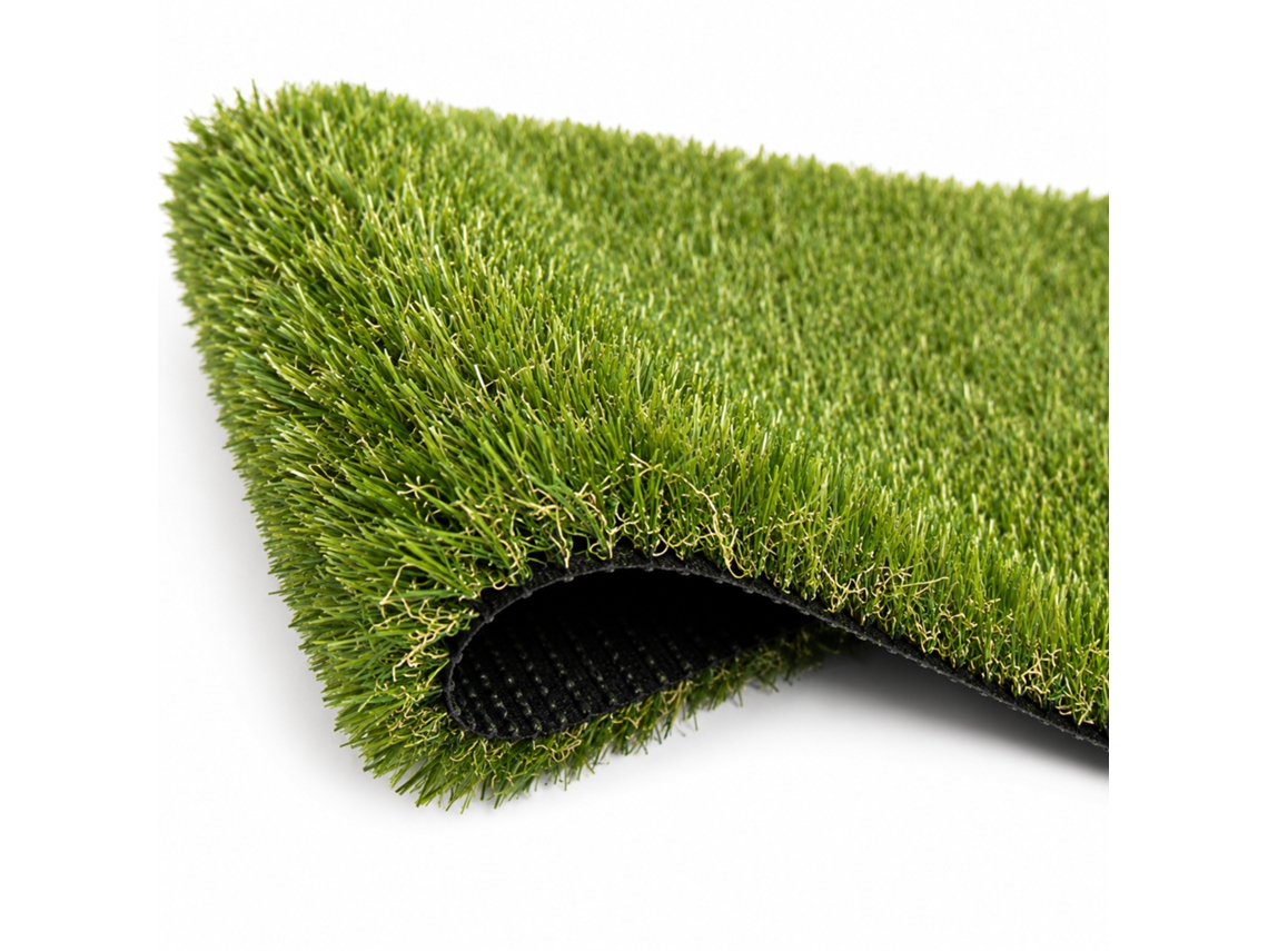 Relva Artificial Lorvik Premium Alta Densidade 40 Mm — 1×10 M (10 M²) Exterior Natural