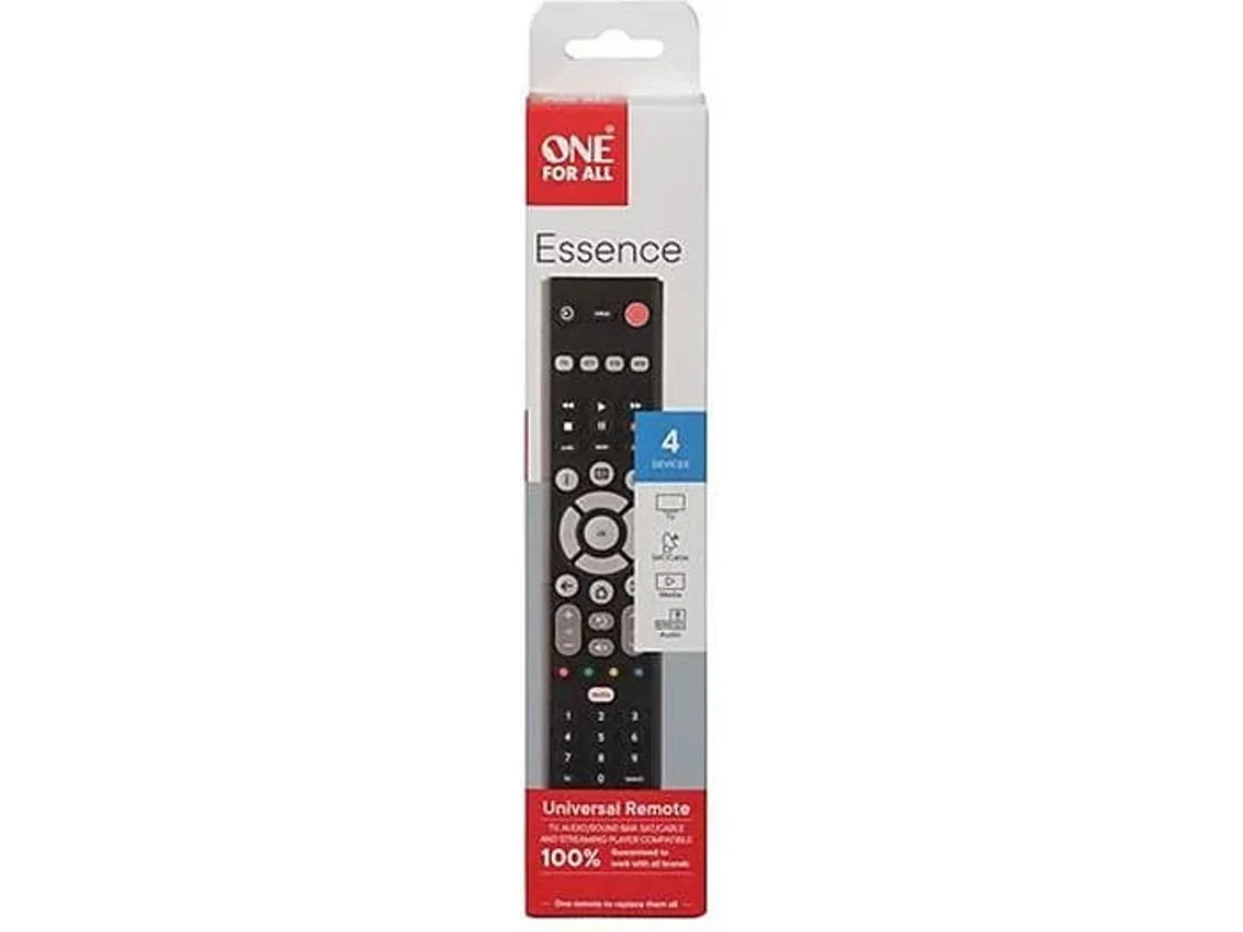 Comando TV ONE FOR ALL Universal 4In1 Ofa Urc1242 (Outlet Grade B)