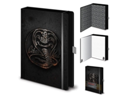 Caderno A5 Com Emblema Cobra Kai A5 Preto Brilvibera