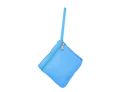 Mochila de Malha com Cordão para Crianças Armazenamento de Brinquedos Praia Piscina Azul | S/MARCA