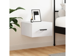 Vidaxl Mesa De Cabeceira Montagem Na Parede 35x35x20 Cm Branco