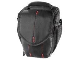 Bolsa Para Câmera Hama Canberra 130 Colt Preta/vermelha Brilvibera