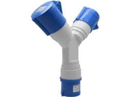 Régua De Energia Com 2 Tomadas, 16a 220v, Ip44, Para Caravanas, Autocaravanas E Obras (pzcc)