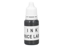 Tinta de recarga preta de carbono de 10 ml para rolo de máquina de etiquetagem de preços