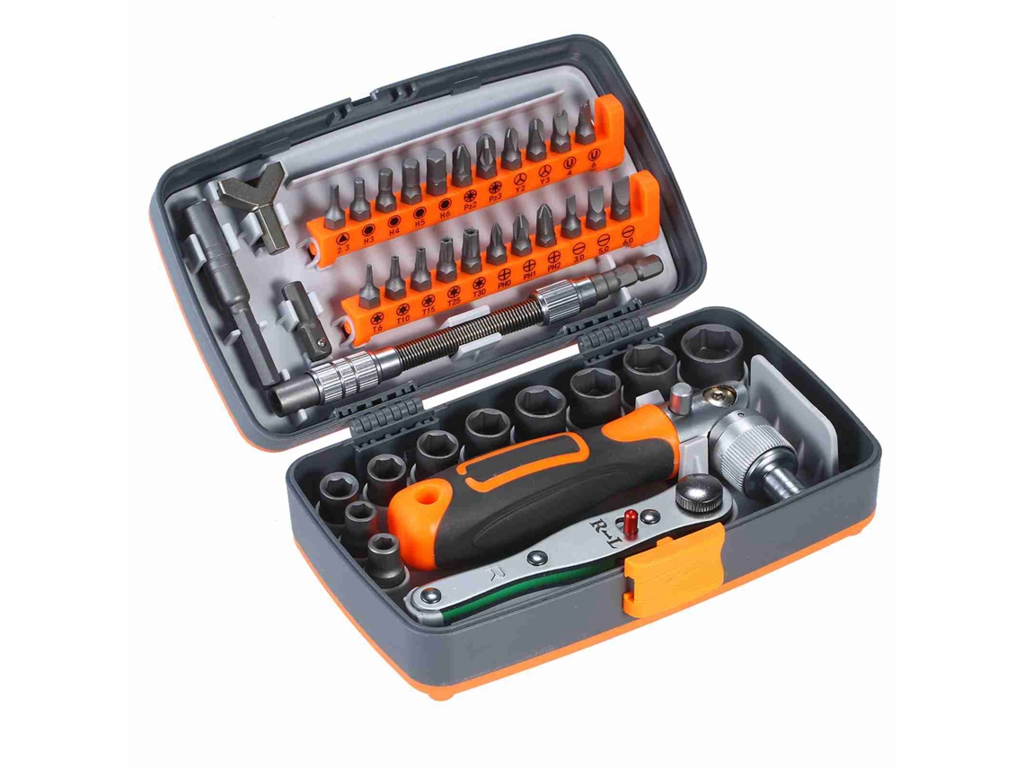 Laxiscreed Kit De 38 Bits De Precisão Para Ferramentas Com Haste Flexível E Ímãs